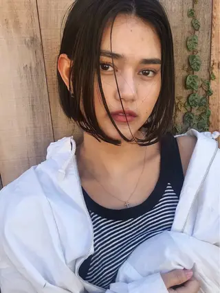 ショート カラー SALT WATER所属・🫐 𝐌𝐚𝐨 🫐似合わせcutのヘアスタイル