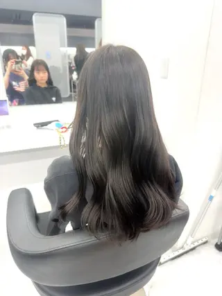 ロング カラー パーマ ヘアアレンジ メンズ キッズ ♥️韓国ヘア レイヤー♥️ゆりのヘアスタイル