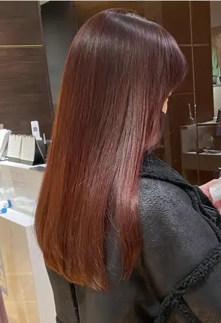 カラー セミロング 銀座店長🌟 片山雄太のヘアスタイル