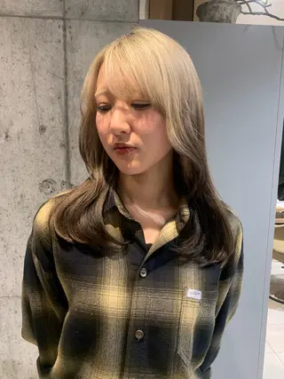 ミディアム レイヤー/メンズ /髪質改善 廣島公平のヘアスタイル