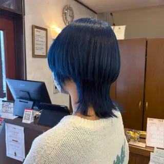 ミディアム カラー ゆい/メンズカット /レイヤーカットのヘアスタイル