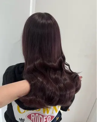 ロング miku/ラベンダー 透明感カラー🪻❤︎のヘアスタイル