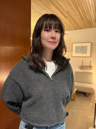 セミロング パーマ ボブ/レイヤーカット ✂︎ AYUMIのヘアスタイル