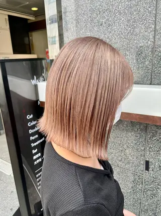 ミディアム カラー 韓国/インナーカラー 🍑YUI🍑のヘアスタイル