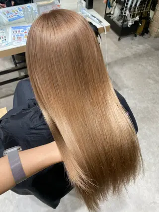 ロング 🌸cocomi🌸 透明感カラー🩶パリのヘアスタイル