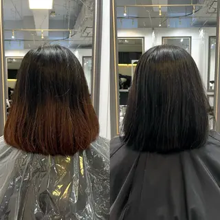 ミディアム カラー ⠀ 那月のヘアスタイル