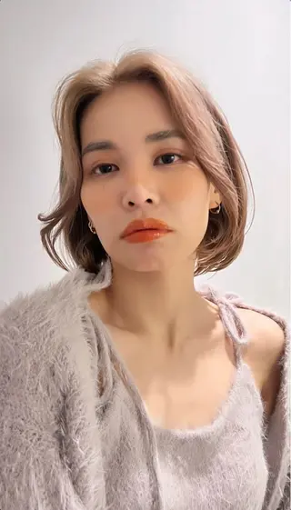 ショート ヘアアレンジ ROBBY所属・松井美樹/似合わせ ガーリー・韓国のヘアスタイル