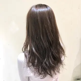セミロング カラー パーマ ヘアアレンジ 【ツヤ髪美容師】 ツダケイスケのヘアスタイル