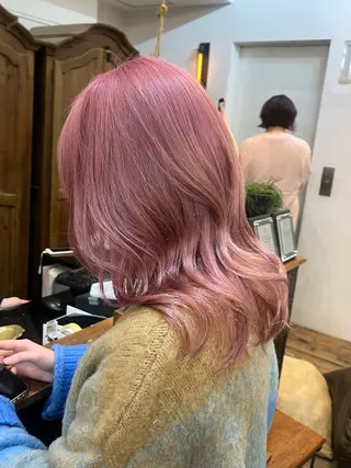 カラー 東茉央/ブリーチ リタッチ🧸銀座のヘアスタイル
