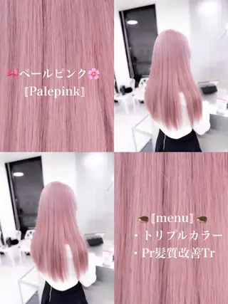 カラー 透明感ハイトーン/ ベージュ/りくとのヘアスタイル