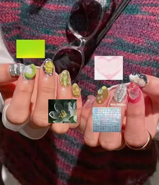 ネイル 3dパーツ/流行り 👧shushu❤️のネイルデザイン