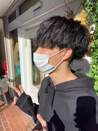 メンズ 透明感カラー/韓国 ヘア🩶yuri🩵のヘアスタイル