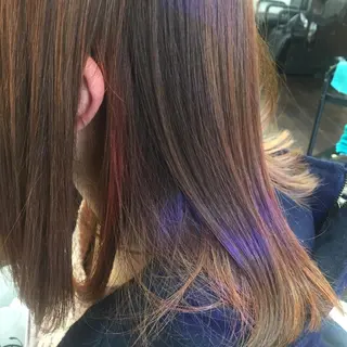 ロング カラー 桧山 真のヘアスタイル