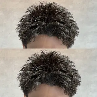 ショート パーマ指名率No1 メンズ特化ケイトのヘアスタイル
