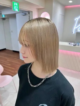 ショート ✨池袋で1番キレイな ボブ✂️ケンボーのヘアスタイル
