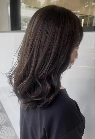 ミディアム 韓国スタイリスト/ メンズパーマ新浪桃未のヘアスタイル