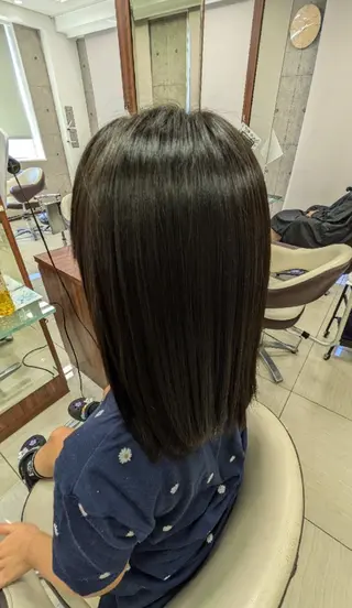 ミディアム キッズ 小林 凜のヘアスタイル