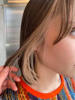 ミディアム カラー 似合わせ SHOYAのヘアスタイル