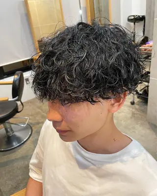 パーマ メンズ ALLEN hair 京橋店のヘアスタイル