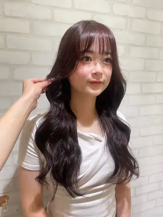 ロング カラー hiyori /韓国ヘアのヘアスタイル