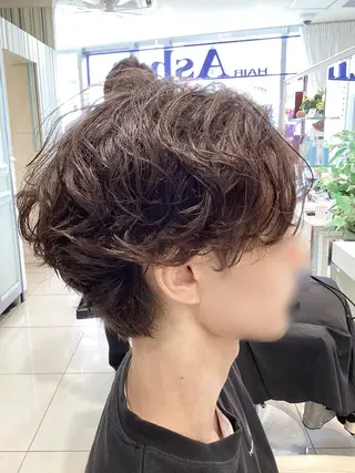 パーマ メンズ 【𝐀𝐬𝐡-池袋 】ひな 🎀💭のヘアスタイル