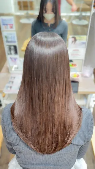 ロング カラー honoka/レイヤ ー/艶感カラー/韓国のヘアスタイル