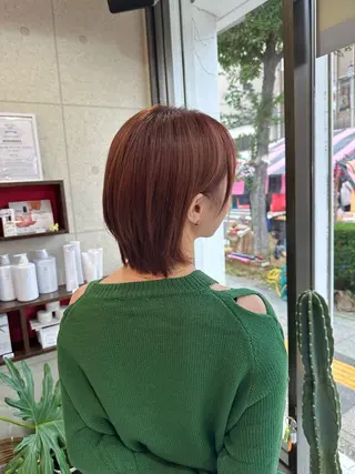 ショート ANNDER所属・遠藤惟斗/自由が丘/ 透明感カラー/パーマのヘアスタイル