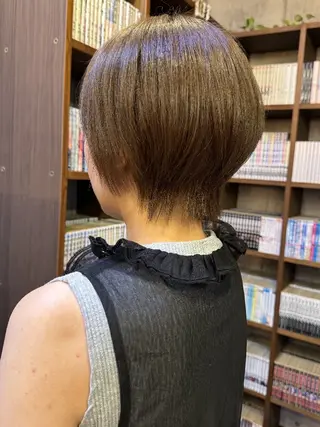 ショート カラー 船引 竜将のヘアスタイル