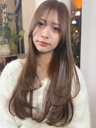 ロング カラー 恒松 雄基のヘアスタイル