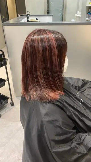 セミロング 青木 小羽のヘアスタイル