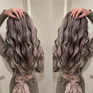 セミロング カラー ヘアアレンジ メンズ 🔥ハイトーンカラー ギャルNAOKI🔥のヘアスタイル