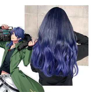 ロング カラー GARU-ガル-所属・TSUNO🦖 派手髪/オタク美容師のヘアスタイル