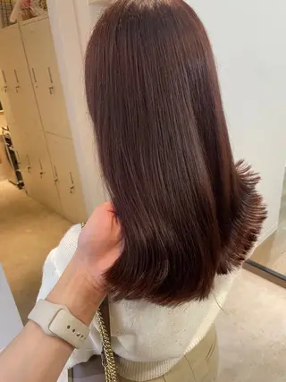 ミディアム カラー HARUKA韓国ヘア /Luana梅田のヘアスタイル
