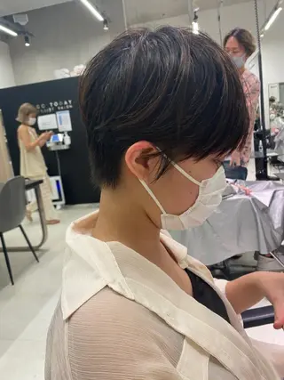 ショート カラー ヘアアレンジ 【代表】 たき〜のヘアスタイル