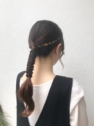 ロング ヘアアレンジ 💙あかみね 💙（mine）のヘアスタイル