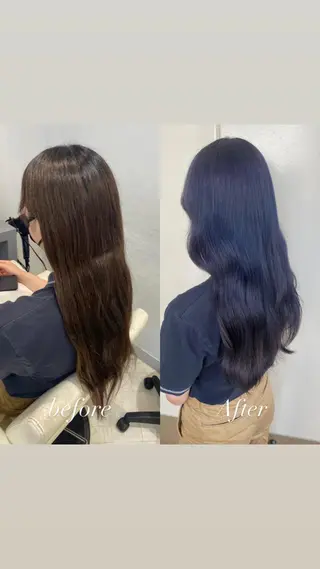 セミロング mako︴ Euphoriaのヘアスタイル