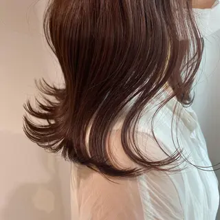 ミディアム GO TODAY SHAiRE SALON 原宿Stella店所属・𓍯柔らかhair 𓍯 yukinoのヘアスタイル