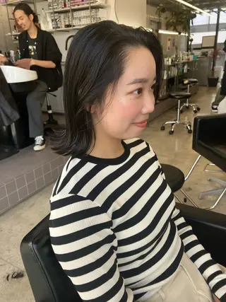 ミディアム 似合わせカットカラー 👩MINAのヘアスタイル