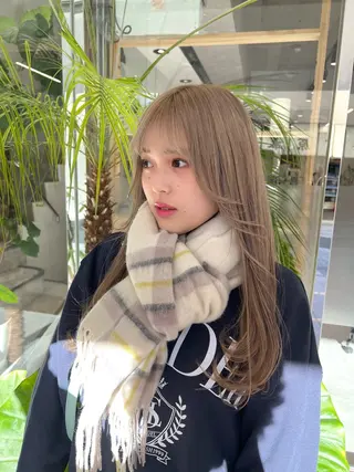 セミロング カラー 🍀お悩み改善憧れの 美髪　小林風雅のヘアスタイル