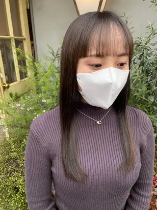 ロング カラー KURIA‪‪*⋆ஐ ブリーチ/韓国ヘアのヘアスタイル