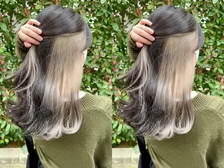 セミロング カラー 髪質改善/縮毛矯正 レイヤー/松川匠のヘアスタイル