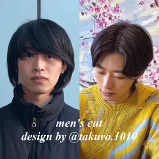 ミディアム カラー パーマ ヘアアレンジ メンズ 韓国ヘア×2way 🇰🇷和知拓郎のヘアスタイル