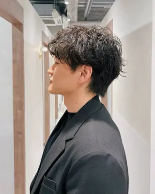 パーマ メンズ メンズパーマ/メンズ カット　田中気理真のヘアスタイル