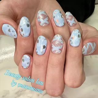 ネイル ラウバイマノマノ なかざとのネイルデザイン