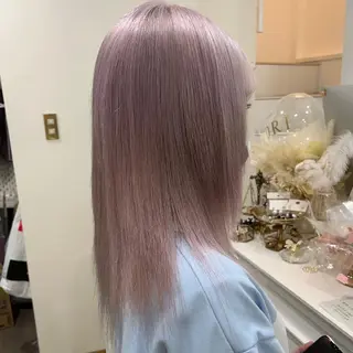 セミロング カラー MOE🐈‍⬛🎀 エクステ/ワンホンのヘアスタイル