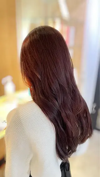 セミロング カラー 🇰🇷くびれボブ/ 韓国ボブ🇰🇷愛誠のヘアスタイル