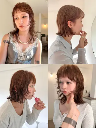 ショート カラー 柔らか/ミルクティー Kaito🐶/栄のヘアスタイル