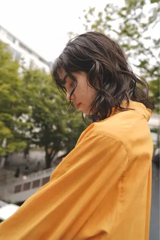 ミディアム パーマ OLSEN D.B.A BALLOON HAIR所属・さとう あやかのヘアスタイル