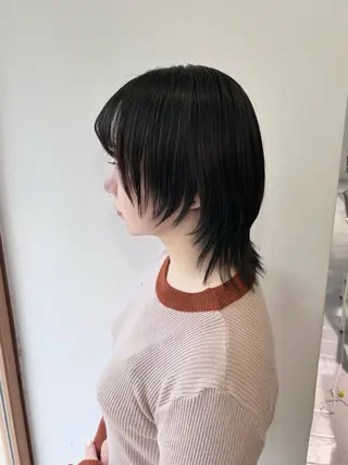 ミディアム レイヤーカット🐺 hina🩶のヘアスタイル