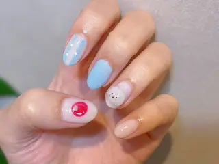 ネイル peach nail ayakaのネイルデザイン